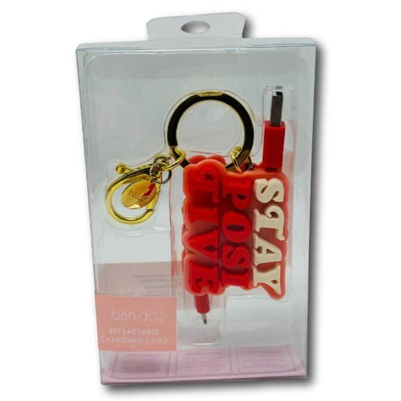 Retractable Bando Charging Cord Stay Positive - Picture 2 of 6